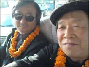 네팔 여행 중 동행 건축가들과